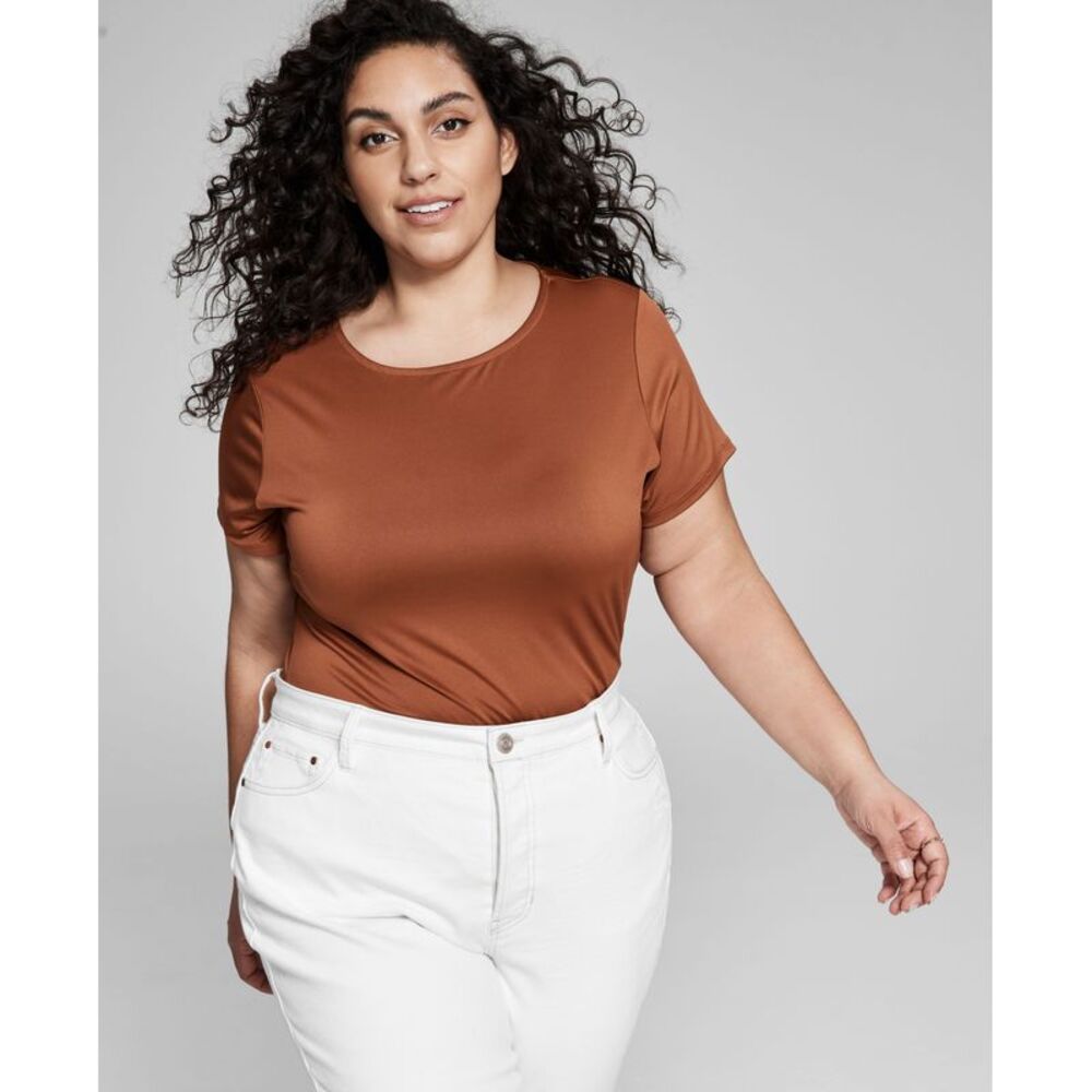 And Now This Now This Plus Size Crewneck Bodysuit